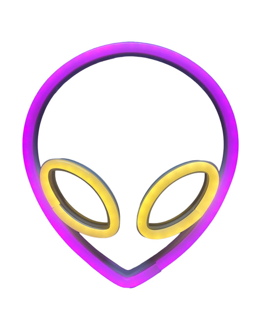 Pink and Yellow Alien